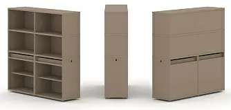 Набор №1. Тумба двойная с надставкой высокой 1500х410х1520