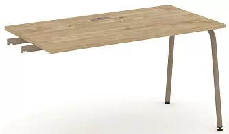 Стол приставка к опорным тумбам 1380х730х750