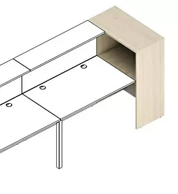 Финальный модуль с нишей (правый) 440х890х1150