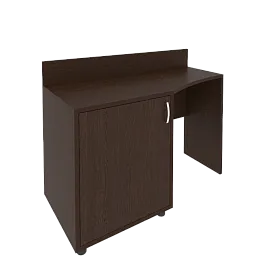 Стол (узкий) с тумбой и бортиком 1200*550/400*750 - ЭйБиСи-проджект Стол (узкий) с тумбой и бортиком 1200*550/400*750