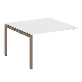 Проходной наборный элемент переговорного стола на П-образном м/к (проходная опора Б.ОСП-123, столешница, два комплекта траверс) 1200*1235*750