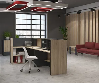 Стойка ресепшн ИННОВАЦИЯ - ЭйБиСи-проджект Стойка ресепшн ИННОВАЦИЯ