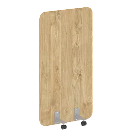 Перегородка на металлических опорах, на роликах, DP.R-80-150, 800x18x1500