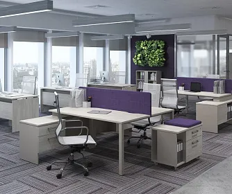 Мебель для сотрудников SOLUTION - ЭйБиСи-проджект Мебель для сотрудников SOLUTION