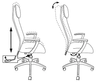Кресло руководителя Бюрократ KB-8
