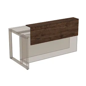 Надставка президиум на стол укороченная, 1500х200х400