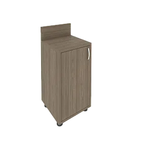 Тумба (узкая) с полкой и бортиком 400*400*750