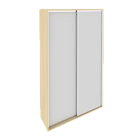 Шкаф-купе для одежды (двери – 2шт. Зеркала) 1200*390*2050