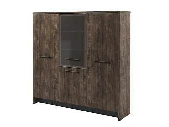 Шкаф трехсекционный  правый 2200х520х2120