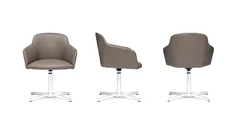 Кресло Лайт D80 К на крестовине с возвратным механизмом