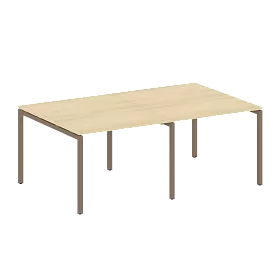 Переговорный стол (2 столешницы) на П-образном м/к 2000*1235*750