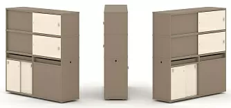 Набор №26. Тумба двойная с надставкой высокой 1500х410х1520