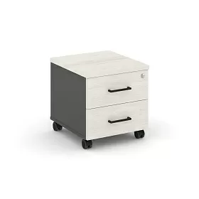 Тумба мобильная 2 ящика. Стандартные колеса SN.TM-001 416*460*437