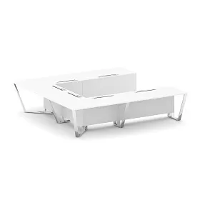 Стол переговорный П-образный MF-PR.B.SP-11P 3200*3200*750