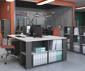 Мебель для сотрудников SOLUTION - ЭйБиСи-проджект Мебель для сотрудников SOLUTION