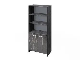 Шкаф для документов полуоткрытый широкий 800х460х1861 - ЭйБиСи-проджект Шкаф для документов полуоткрытый широкий 800х460х1861