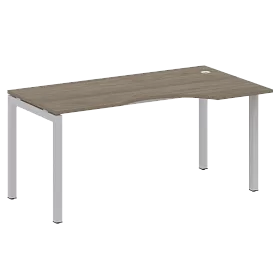 Стол криволинейный правый на П-образном м/к 1600*900*750