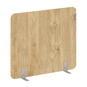 Перегородки на металлических опорах, на фетровых подпятниках, DP.F-140-120, 1400x18x1200