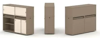 Набор №10. Тумба двойная с надставкой низкой 1500х410х1135