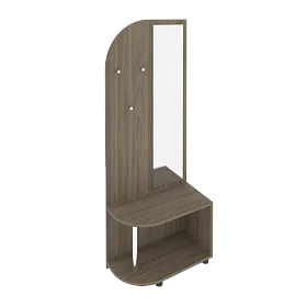 Вешалка с багажницей и зеркалом 800*400*2050