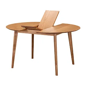 Oslo Стол обеденный круглый раскладной 1100-1400x1100x760