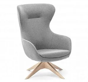 Стул для посетителей ELEGANCE Wood крутящийся 600/760x520/620xh1110 - ЭйБиСи-проджект Стул для посетителей ELEGANCE Wood крутящийся 600/760x520/620xh1110