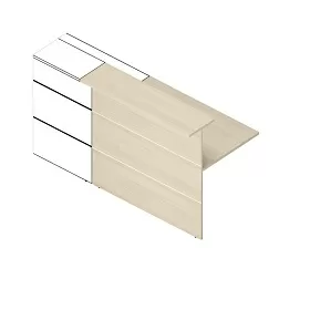 Модуль приставной с молдингом высокий 800х870х1150