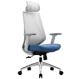 Офисное кресло Chairman CH580 серый/голубой