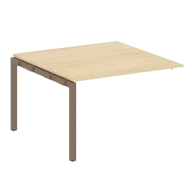 Проходной наборный элемент переговорного стола на П-образном м/к (проходная опора Б.ОСП-123, столешница, два комплекта траверс) 1200*1235*750