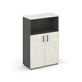 Шкаф средний широкий (2 низких фасада ЛДСП) SN.STS-201 796*400*1203