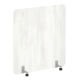 Перегородка на металлических опорах, на роликах, DP.R-140-150, 1400x18x1500