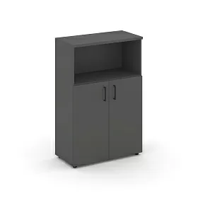 Шкаф средний широкий (2 низких фасада ЛДСП) SN.STS-201 796*400*1203