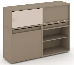 Набор №14. Тумба двойная с надставкой низкой 1500х410х1135