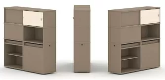 Набор №28. Тумба двойная с надставкой высокой 1500х410х1520