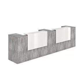 Комплект ресепшн (с подсветкой) 4048х768х1170