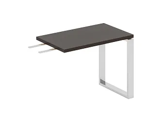 Приставка с опорами цвета хром Rotonda 1000x600x770