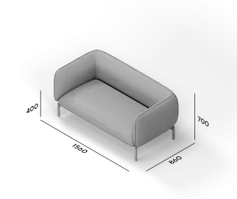 Офисный диван Альма