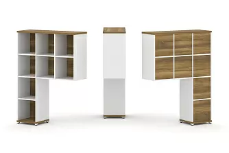 Надставка высокая + (Задняя стенка 8шт.) 1099х350х1486