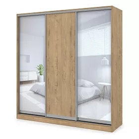 Шкаф-купе 3-дверный (база 4) 2098х600х2201 - ЭйБиСи-проджект Шкаф-купе 3-дверный (база 4) 2098х600х2201