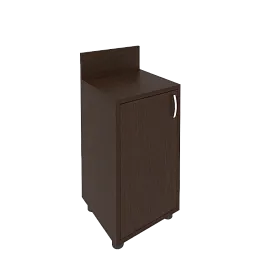 Тумба (узкая) с полкой и бортиком 400*400*750