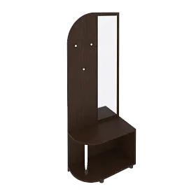 Вешалка с багажницей и зеркалом 800*400*2050