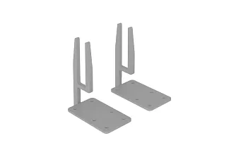 Комплект усиленных кронштейнов для экрана (экран - 18 мм, столешница - 22 мм) - ЭйБиСи-проджект Комплект усиленных кронштейнов для экрана (экран - 18 мм, столешница - 22 мм)