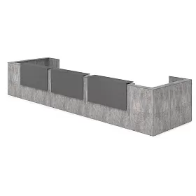 Комплект ресепшн (без подсветки) 6254х1782х1170