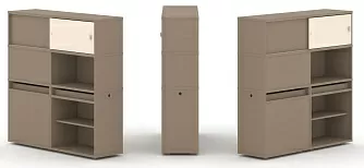 Набор №28. Тумба двойная с надставкой высокой 1500х410х1520