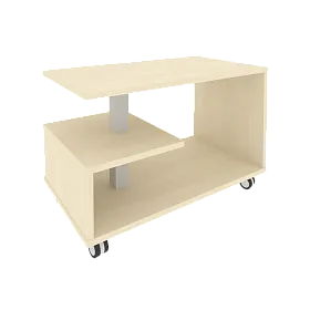 Стол журнальный на колесах 900х500х580