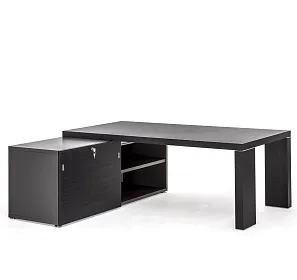 TITANO Стол на опорной тумбе 2000x2100x734 - ЭйБиСи-проджект TITANO Стол на опорной тумбе 2000x2100x734