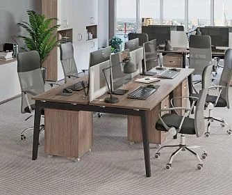 Мебель для сотрудников ONIX WOOD - ЭйБиСи-проджект Мебель для сотрудников ONIX WOOD