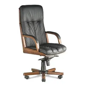 Кресло БОНН арт. D100 на крестовине с высокой спинкой