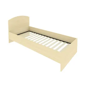 Кровать с ортопедическим основанием и изголовьем 950*2050*900 - ЭйБиСи-проджект Кровать с ортопедическим основанием и изголовьем 950*2050*900