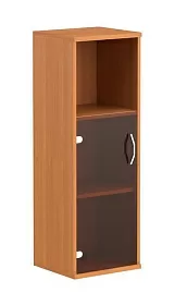 Шкаф полуоткрытый узкий  со стеклом 406х365х1200